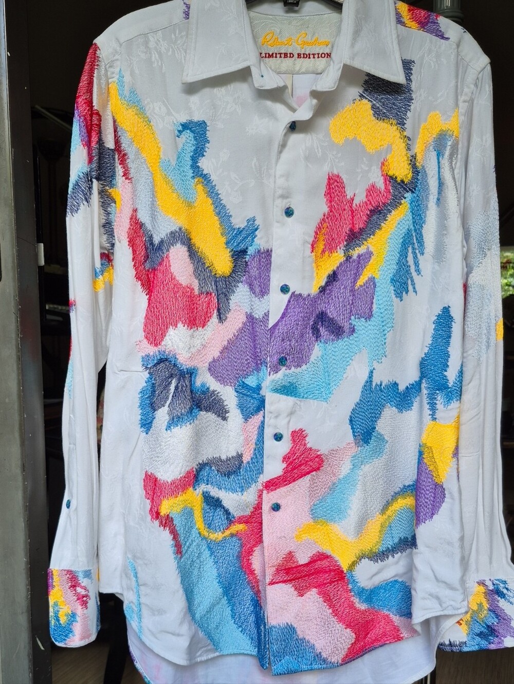 NWOT Robert Graham Limited Edition Embellised Shirt SongBird Size Sm